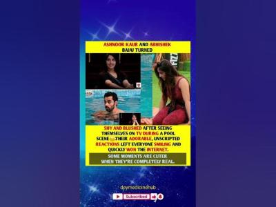 ASHNOOR KAUR AND ABHISHEK BAJAJS BLUSHING MOMENT MELTS HEARTStrendingshorts biggboss shortsfeed
