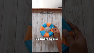 BOOMERANG ORIGAMI PAPERCRAFTPAPER BOOMERANG EASY TUTORIAL STEP BY STEP FOLDINGEASY ORIGAMI CRAFT