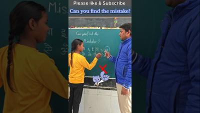 can you find the mistake  challange your mind students school education shorts 
