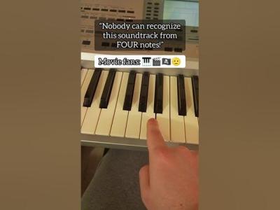 Can you recognize this soundtrack from FOUR notes 