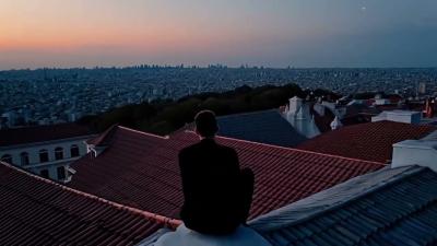 Chill Rooftop Lofi  Study Beats  Ambience