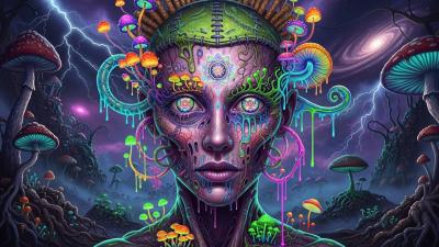 Cosmic Ambient Meditation Music  Psychill Psybient Chill PsyTrance Mix