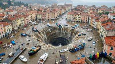 DAM EXPLODES Coastal Village Destroyed by Mega Flood  Natural Disaster Short Film 4K