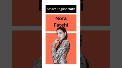 Did you know this Learn Smart English With Nora Fatehi shorts