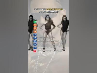 Do you remember these 20002009 Club Hits 