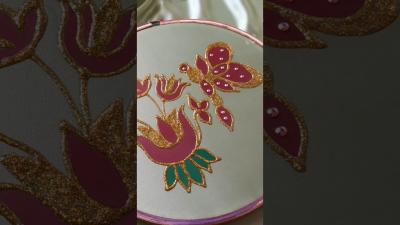 Easy Fabric Painting Tutorial on SILK FABRIC