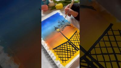 Easy painting tutorial painting artwork shorts