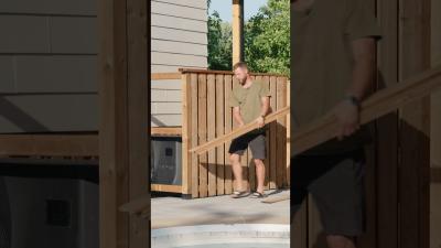 Finishing my backyard fence diy fence