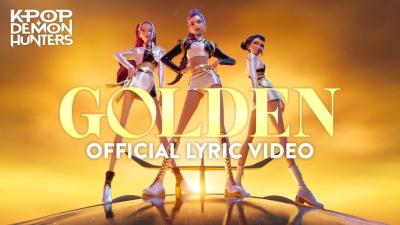 Golden Official Lyric Video  KPop Demon Hunters  Sony Animation