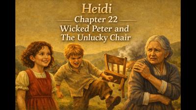 Heidi  Chapter 22  Wicked Peter and the Unlucky Chair  English Audiobook