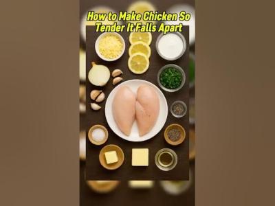 How to Make Chicken So Tender It Falls Apart cooking tutorial shortsfeed shortvideo