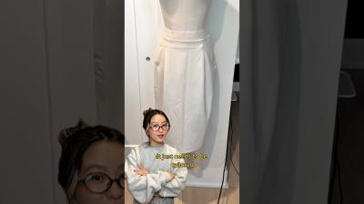 How to take in a flat waistband skirt timefortailoringtuesday sewingtutorial