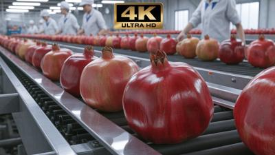 Inside a Modern Pomegranate Factory From Fresh Harvest to Premium Pomegranate Juice Full Process 