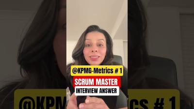 KPMG Answer scrum master interview question I scrum master interview questions and answers