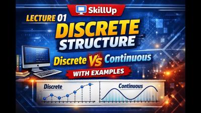 Lecture 01 What is Discrete Structures  Discrete vs Continuous Computer Science 
