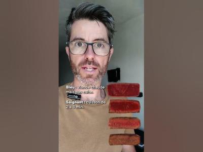 Les degrés de cuisson de la viande rouge en français fle learnfrench improvefrench frenchlessons