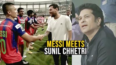 Lionel Messi Meets Sunil Chhetri In Mumbai  Sachin Tendulkar  Messi India Tour  Daily Culture