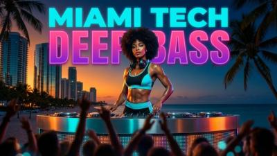 Miami Tech House Mix 2025 Deep Bass Night Drive 1 Hour Vol. 29