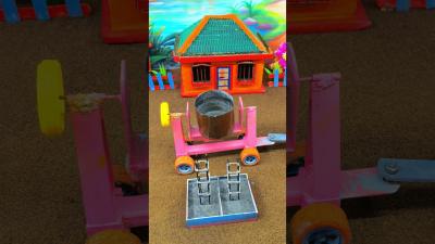 Mini handmade science project  mini construction video tractor Wala videoshorts youtubeshorts