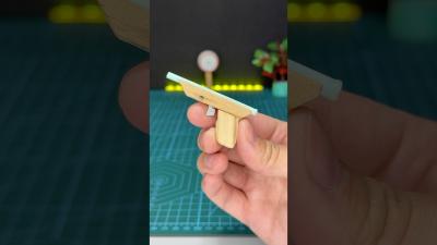 Real Working Mini Pistol woodworking tech diy mechanic shorts