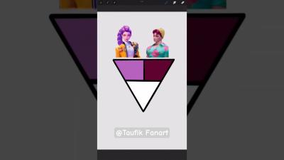 Saja boys Abby vs Rumi mix color anime oddly satisfying artist kpop satisfying art bts