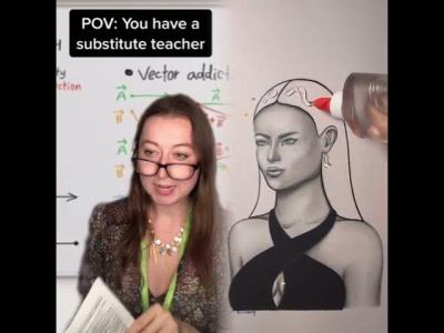 Sub teacher  easy lesson comedy relatable