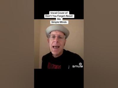 Vocal Cover Clip  Dont You Forget About Me  Simple Minds  Karaoke