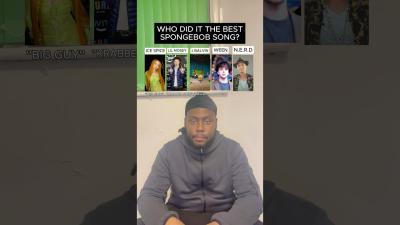 Who Did The Best SpongeBob Theme Song Ice Spice Big Guy from The SpongeBob Movie shorts fyp