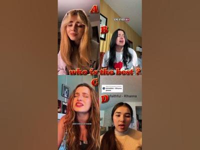 Who sang it better unfaithful Rihanna duet singing cover shots