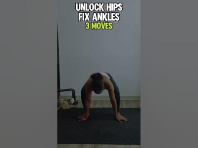 3 moves to fix tight hips and ankles mobility flexibility stretching