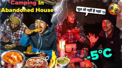 5C Cold Night Camping In Abandoned Hut In Forest  Camping In India Unknown Dreamer