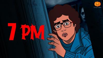 7 PM Horror Story  Hindi Horror Stories  Scary Pumpkin  Animated Stories