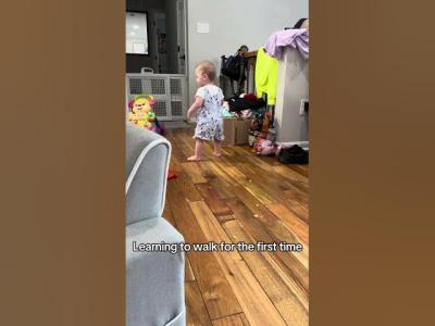 Aagh my babies arent babies anymore walk learning baby romper