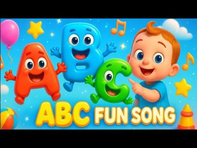 ABC Fun Song  Alphabet Song for Kids  Nursery Rhymes  Baby Songs  Kiddo Cartoon