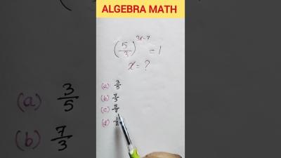 Algebra math maths shorts mathsaminute
