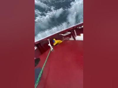  Almost Overboard in North Sea northsea ocean