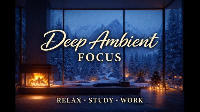 Ambient Minimal Music for Deep Focus  Relaxation  Calm Electronic Soundscape