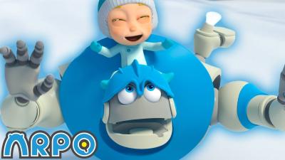 Arpo the Robot.. Sleigh ARPO Cartoons  30 MINS OF ARPO  Anime Compilation  Videos for Kids