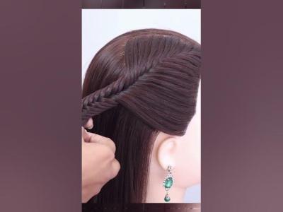 Beautiful hairstyle for girl. hairstyle trending shorts