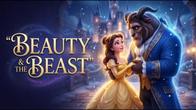 Beauty and the Beast in Hindi  Magical Fairy Tale for Kids  Animated Love Story fairytales