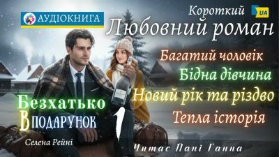 Безхатько в подарунок ч.1 Селена Рейні. Сучасний любовний роман аудіокнига українською різдво