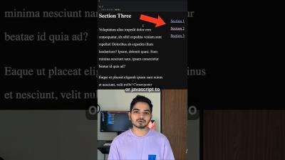 Build a ScrollSpy Nav in 30 Seconds