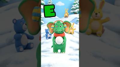 Colorful Clay Animals Play Snowball ABC Song abcsong colorsong animalsongs snowball claymation