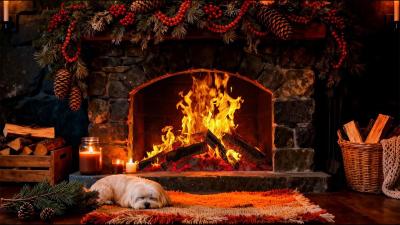Cozy Fireplace Ambience Winter Fire Sounds That Quiet the Mind and Slow Everything Down
