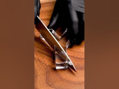 Cutting Transparent Y Into Slices ASMR ai trending trendingshorts asmr satisfying shorts