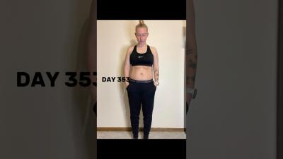 Day 353 On My Weight Loss Journey  weightloss transformation motivation fitness fyp