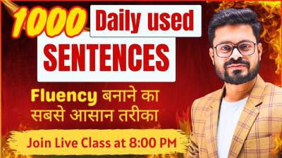 Day 40  Sunday Live Class  Practice Spoken English  English Speaking Practice
