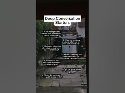 Deep conversation starters