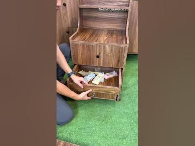 DIY Furniture Hack  Hide Cash in a Secret Compartment SecretStorage HomeHacks DIYProjects ASMR