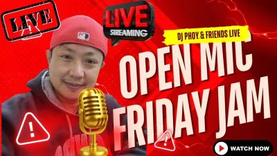 DJ PHOY  FRIENDS OPEN MIC FRIDAY JAM karaoke music setupwise soundcheck
